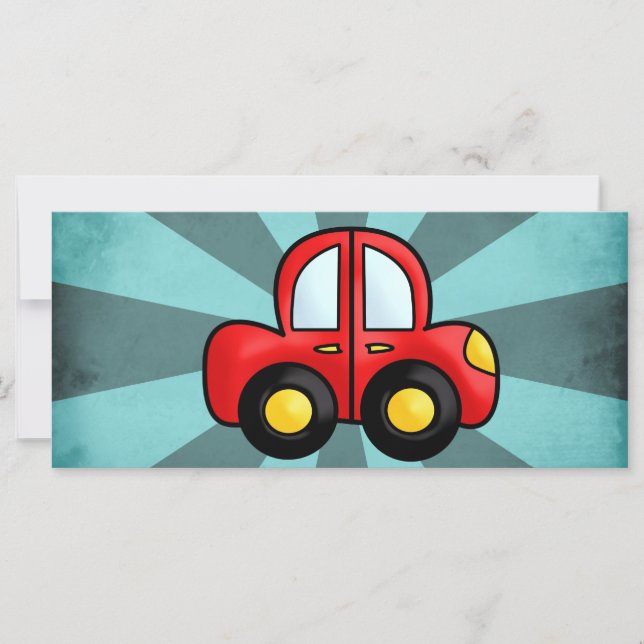 Vintage Car Illustration (Vorderseite)