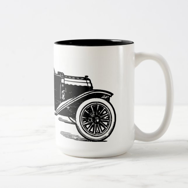 Vintage Car Kaffee Tasse (Rechts)
