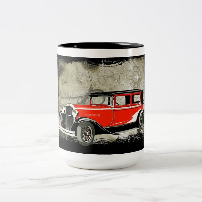 Vintage Car Kaffee Tasse (Mittel)