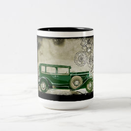 Vintage Car Kaffee Tasse