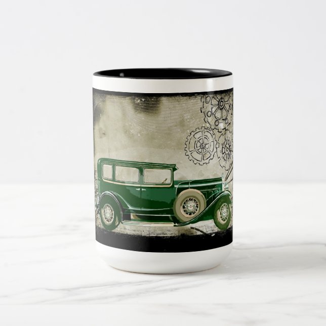 Vintage Car Kaffee Tasse (Mittel)