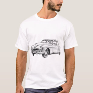 Vintage Car Kohle Sketch T-Shirt