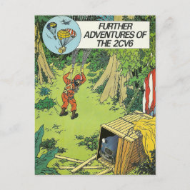 Vintage Car Postcard | Citroen 2cv | Frankreich Postkarte