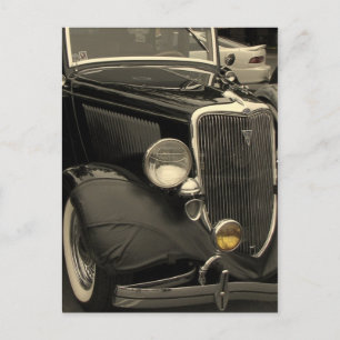 Vintage Car Postcard! Postkarte