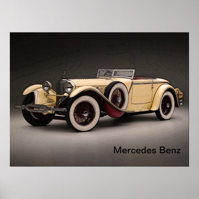 Vintage Car Poster (Vorne)