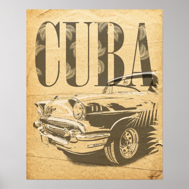 Vintage Car Poster (Vorne)