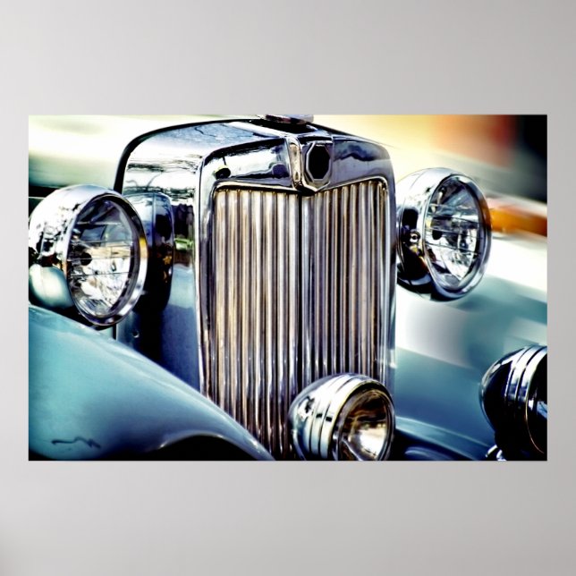 Vintage Car Poster (Vorne)