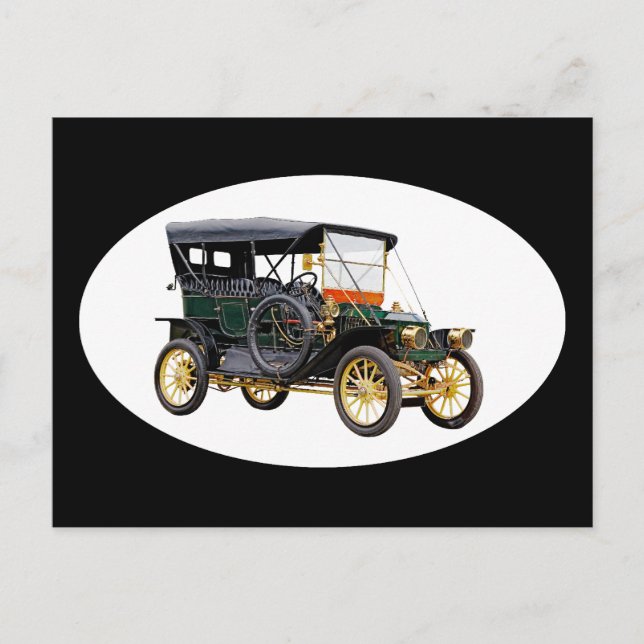 Vintage Car Postkarte (Vorderseite)