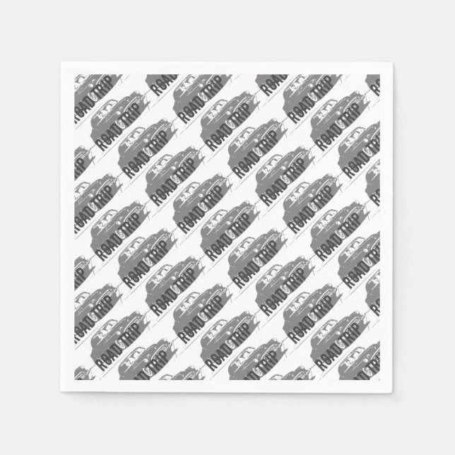 Vintage Car Serviette (Vorderseite)