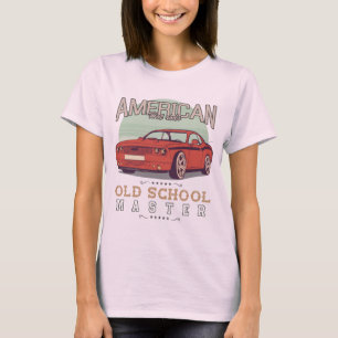 Vintage Car Shirt 70th Retro Vintages Geschenk