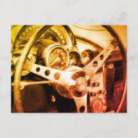 Vintage Car Steering Dash Alte Messgeräte