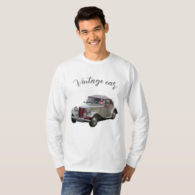 Vintage Car T - Shirt (Vorne ganz)