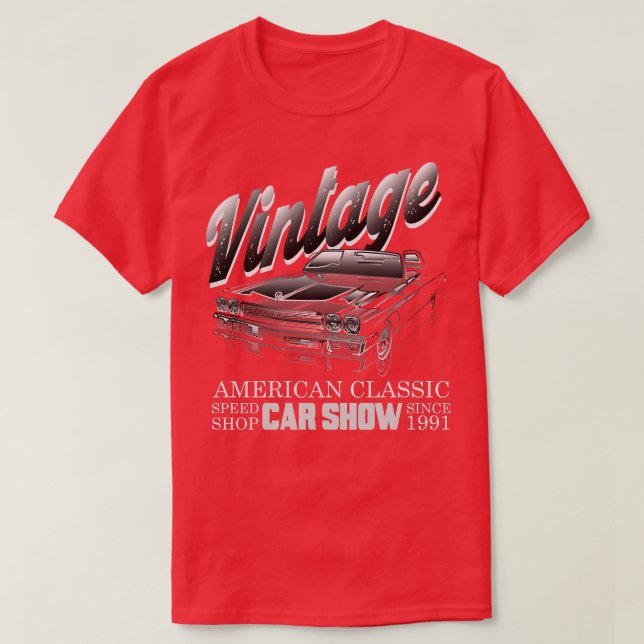 Vintage Car T-Shirt (Design vorne)