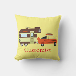 Vintage Car und Camper Thunder_Cove Kissen