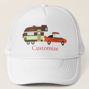 Vintage Car und Camper Thunder_Cove Truckerkappe