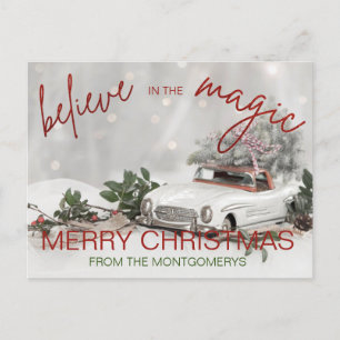 Vintage Car Weihnachts-Ornament Foto Weihnachten