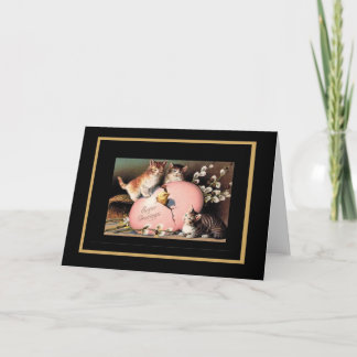 Vintage Card-Karte Stillleben Osterkarte Feiertagskarte