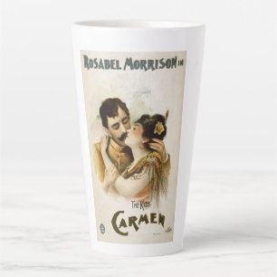 Vintage Carmen Der Kuss Opernposter Milchtasse