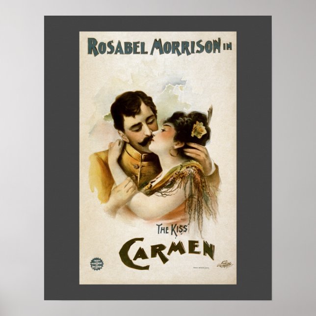 Vintage Carmen  Der Kuss Poster (Vorne)