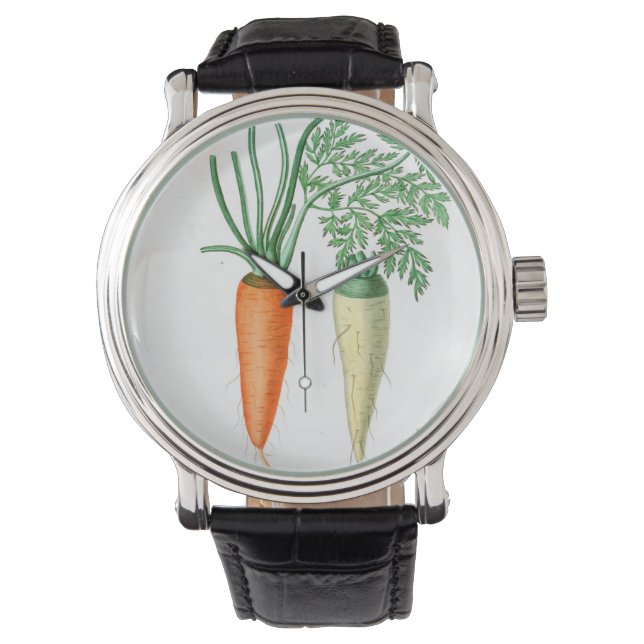 Vintage Carrots Watch Armbanduhr (Vorderseite)