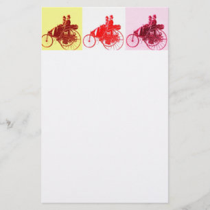 ViNTAGE CARS ANSAMMLUNG POP ART Briefpapier