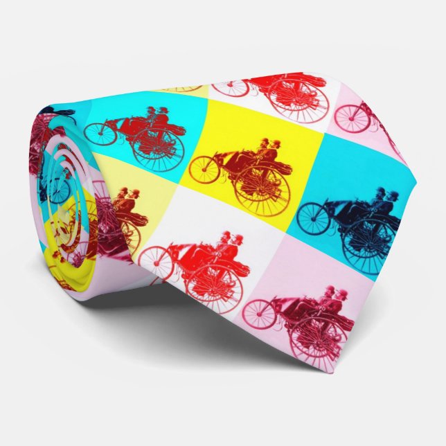 VINTAGE CARS ANSAMMLUNG POP KRAWATTE (Gerollt)