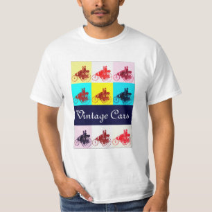 Vintage Cars Ansammlung Pop T-Shirt