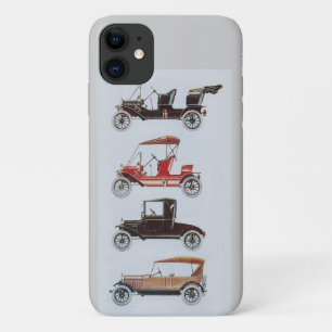 Vintage Cars Ansammlung, Red Black Gray Classic Ca Case-Mate iPhone Hülle