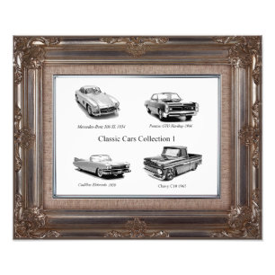 Vintage Cars Collection 1 Fotodruck