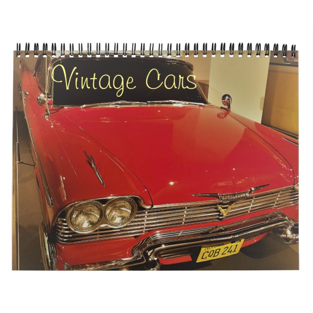 Vintage Cars Foto Kalender (Titelbild)