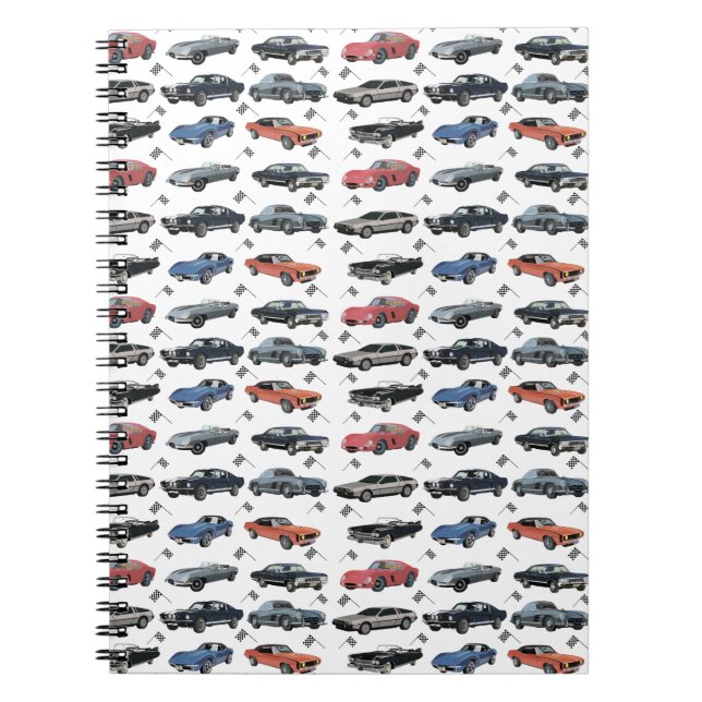 Vintage Cars Notizblock (Vorderseite)