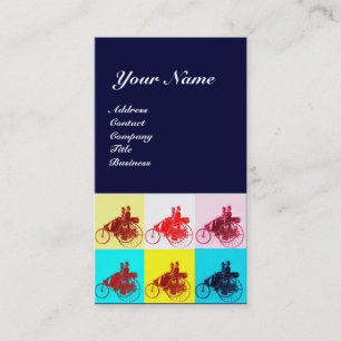 VINTAGE CARS POP KUNST / AUTO REPAIR AUTOMOTIVE VISITENKARTE