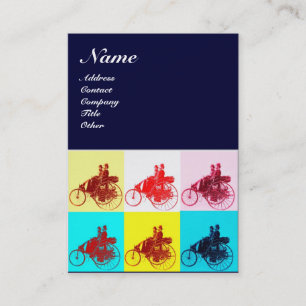 VINTAGE CARS POP KUNST / AUTO REPAIR AUTOMOTIVE VISITENKARTE