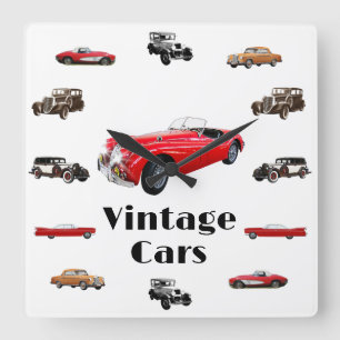 Vintage Cars Uhr