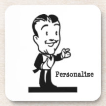 Vintage Cartoon Retro-Comicen in Schwarzweiß