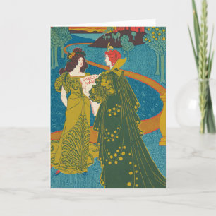 Vintage Cassell's Magazine Dezember 1896 Karte