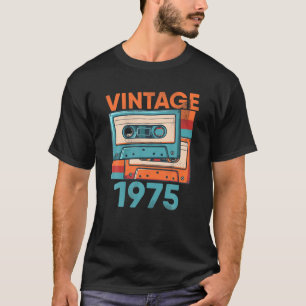 Vintage Cassette 1974 Classic Bday 48 Year Old Par T-Shirt