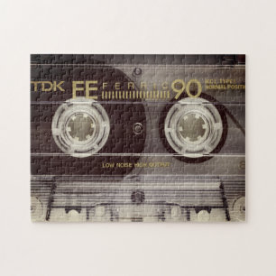 Vintage Cassette Tape Puzzle