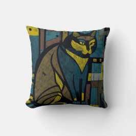 vintage cat 15 kissen