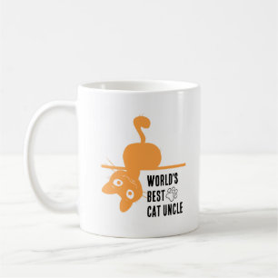 Vintage-Cat-Dad-Stil-Geschenk für Cat-Uncle-Kaffee Kaffeetasse