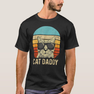 Vintage Cat Daddy Kater Katzenvater Väter 1 T-Shirt