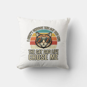 Vintage-Cat-Daddy-Leben-hat-mich-gewählt-T-Shirt-D Kissen