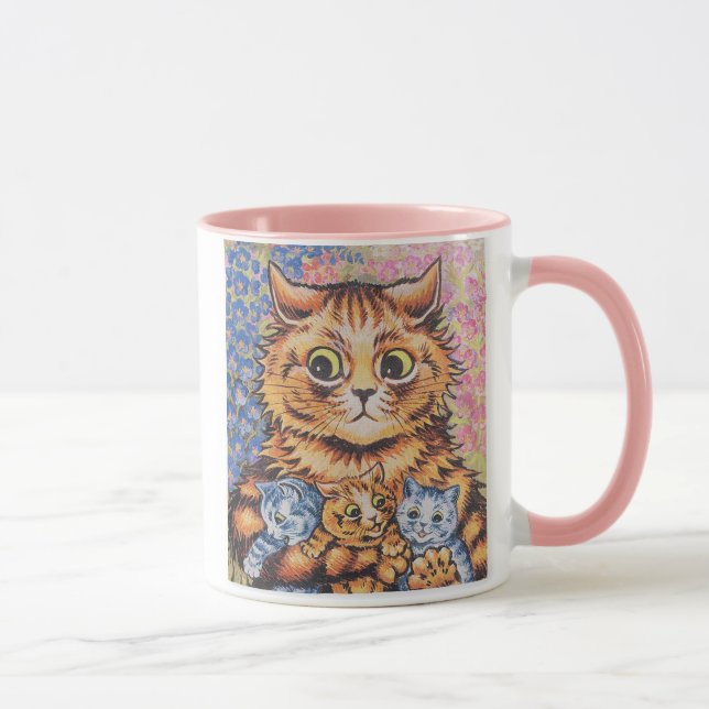 VINTAGE CAT MAMA ART KAFFEE TASSE (Rechts)