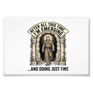 Vintage-Cave-Humor-Gravur-Grafik-Shirt-Design_ Fotodruck