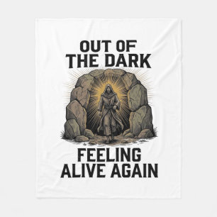 Vintage Cave Revival Gravur Shirt Design_1 Fleecedecke
