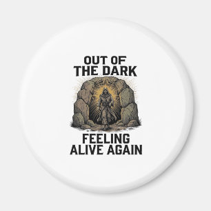 Vintage Cave Revival Gravur Shirt Design_1 Magnet