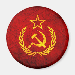 Vintage CCCP Flagge Magnet