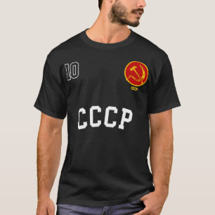 Vintage CCCP Soccer Hammer Sichel Sowjetunion Gewe T-Shirt