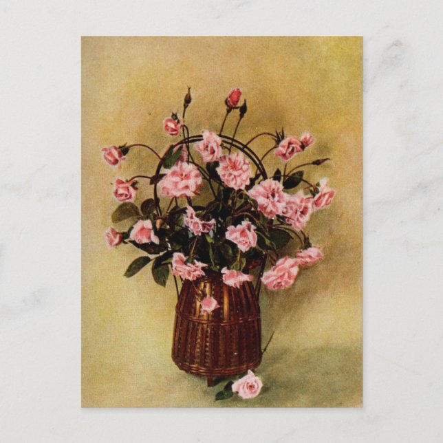 Vintage Cecil Bruner von Frederick Martin Postkarte (Vorderseite)