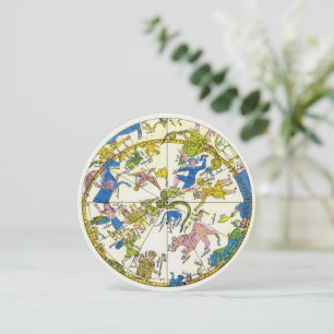 Vintage Celestial, Arabische Sphäre, Sternbilder Einladung